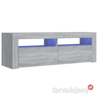 vidaXL Szafka pod TV z LED szary dąb sonoma Warszawa