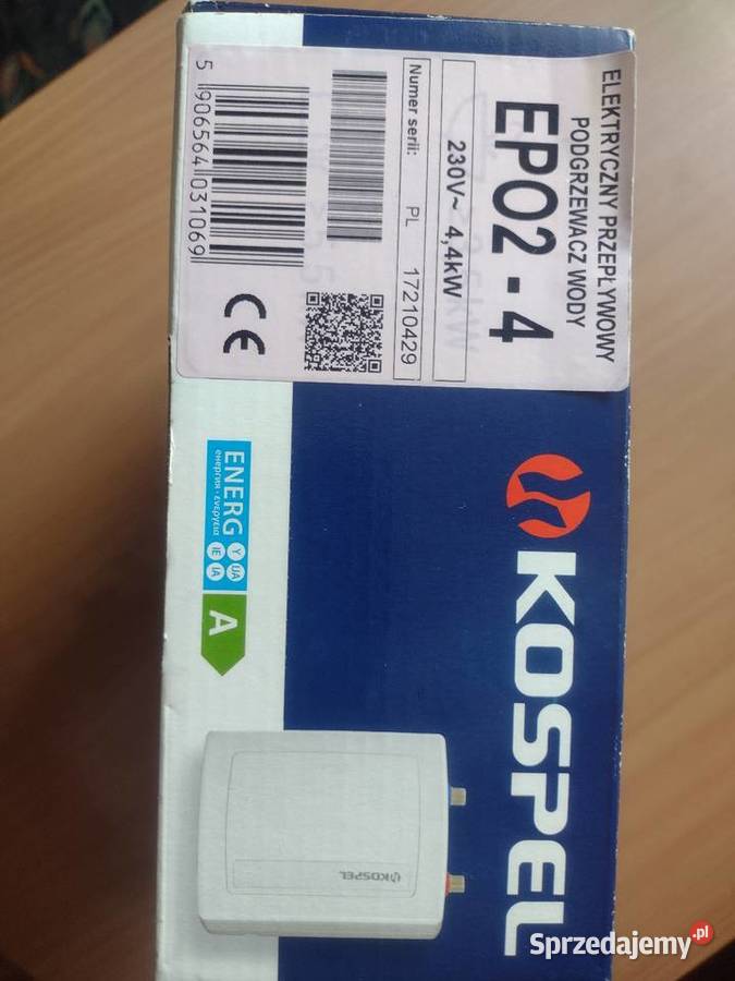 Elektryczny przepływowy podgrzewacz wody Kospel Chojnice sprzedam