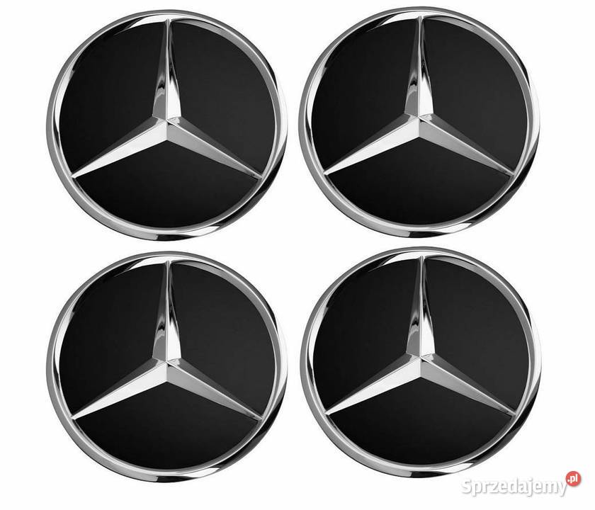 DEKIELKI KAPSLE DO FELG MERCEDES AMG 75MM 4 Dekielki