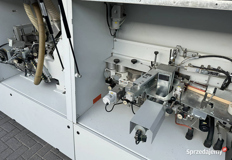 Okleiniarka HOLZHER 1317 SPRINT wstępny frez i Sierakowska Huta