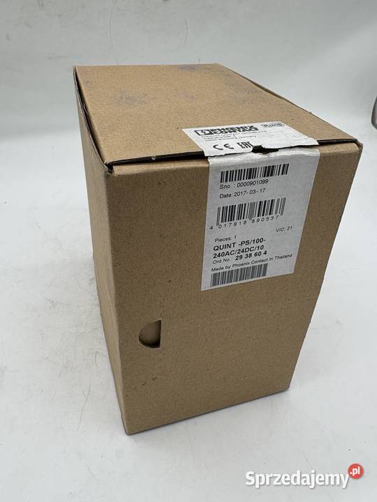 Phoenix Contact 2938604 QUINT 100 240AC 24DC 10 Warszawa sprzedam
