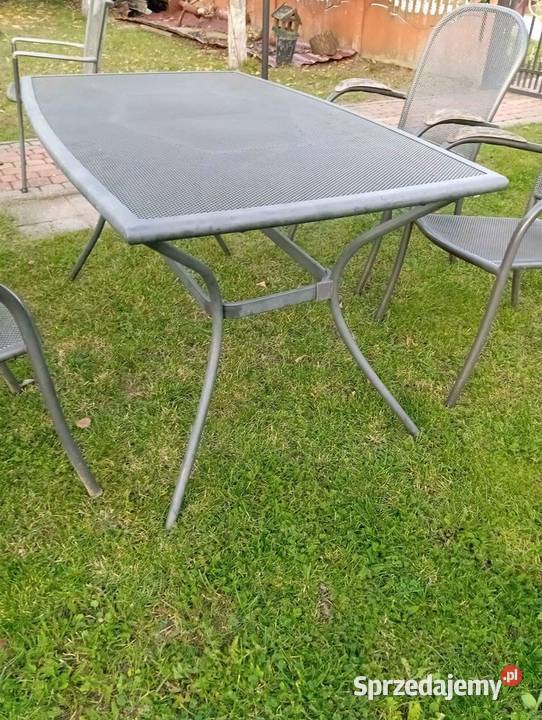 Sprzedam komplet mebli ogrodowych z metalu Podławki