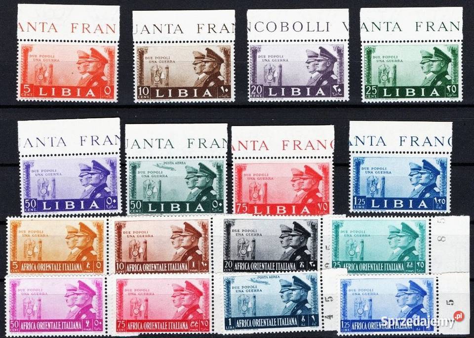 LIBIA i WŁOSKA AFRYKA WSCHODNIA 1941dwie Człuchów