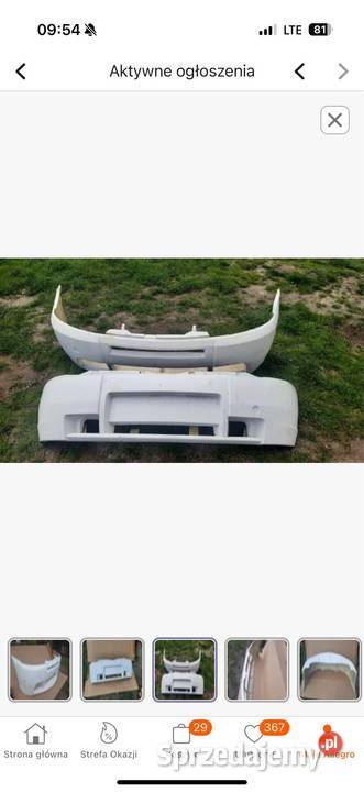 Fiat punto zderzaki dokładki abarth Gizałki