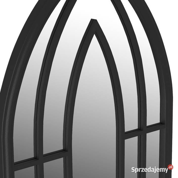 Lustro do wnętrz czarne 100x45 żelazne WM3093524 Warszawa
