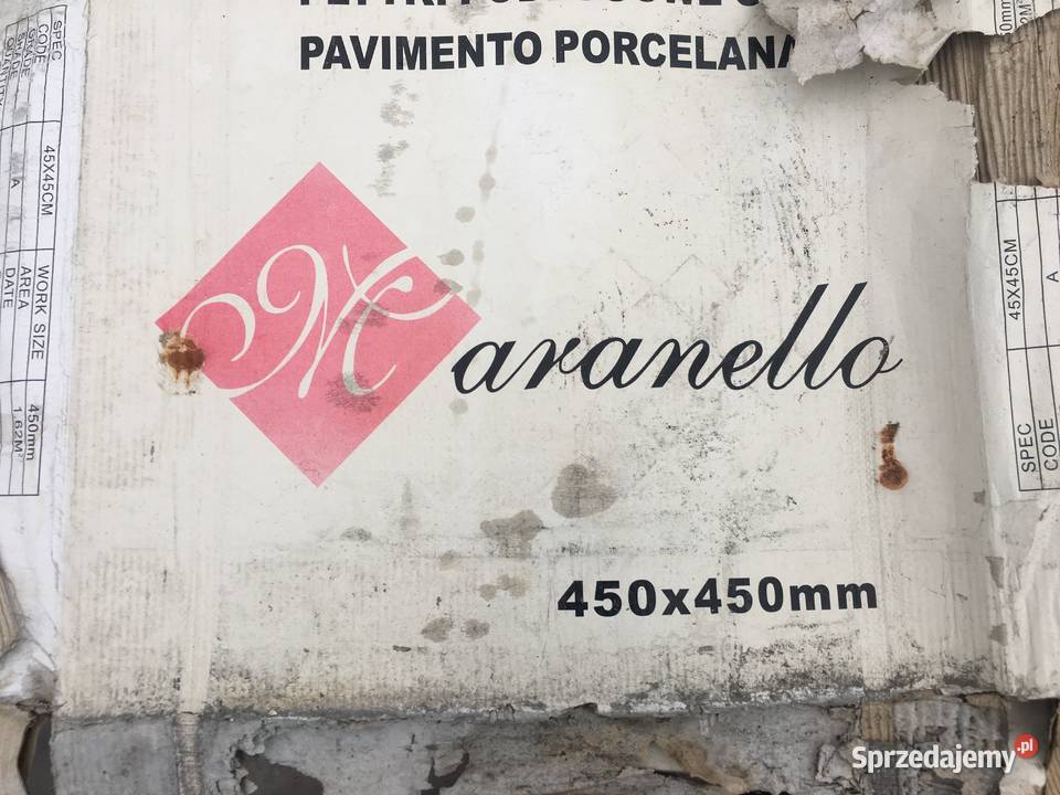 Gres płytka podłogowa maranello 45x45 Płytki podłogowe Reguły