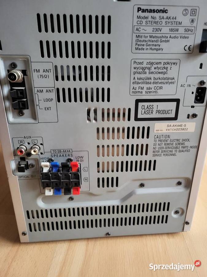 Panasonic SAAK44 Pilot Kępno sprzedam