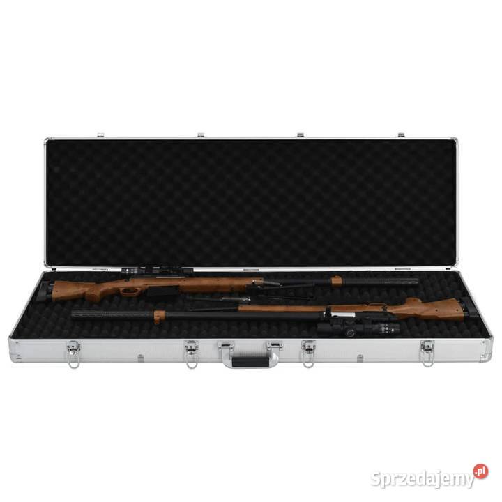 vidaXL Futerał na broń srebrny 118 x 38 x 12 Warszawa sprzedam