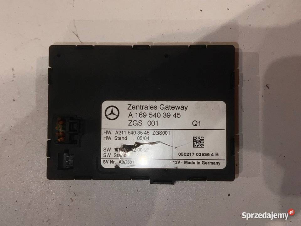 moduł centralny mercedesbenz W169 osobowe Ostrów Wielkopolski sprzedam