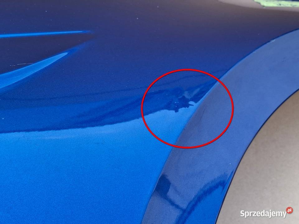 VW POLO 2G 17 BŁOTNIK PRZÓD PRZEDNI MASKOWNICA Bieleń