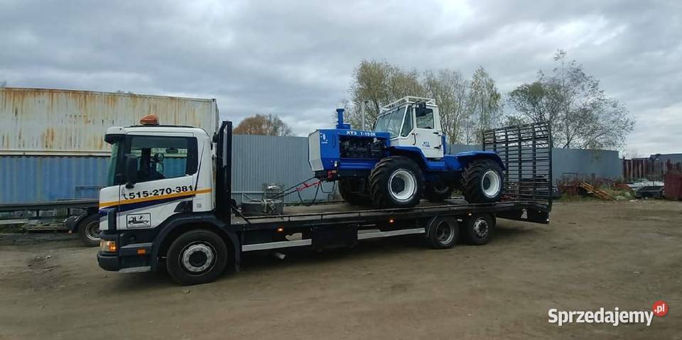 Pomoc drogowa Autolaweta Laweta Transport Maszyn Łódź