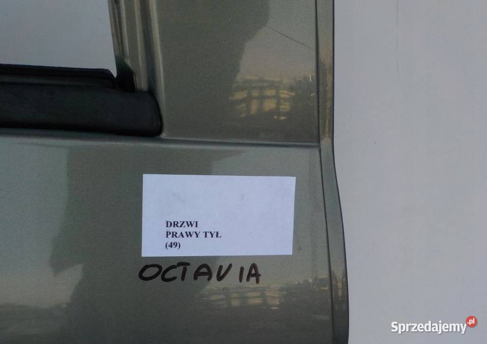 DRZWI PRAWY TYŁ SKODA OCTAVIA I Nowy Tomyśl