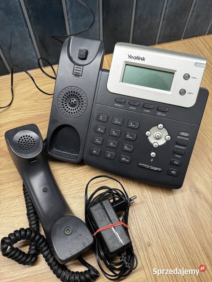 Centrala VOIP 2x używany telefon IP Yealink Tarnów sprzedam