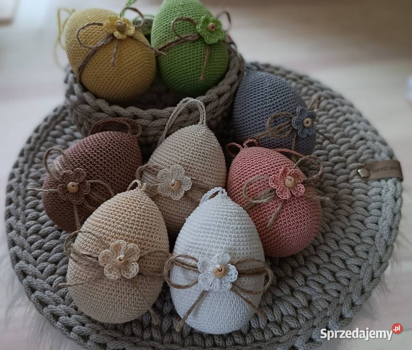 Szydełkowe pisanki Luzino