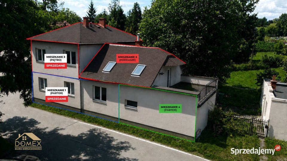 Dom wolnostojący 50m2 Cisownica Liczba pokoi 5