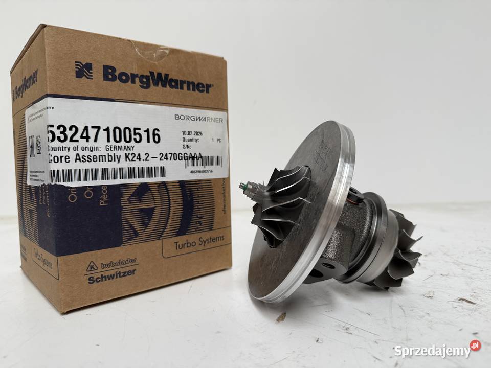 Nowy rdzeń CHRA BorgWarner KKK 53247100516 Siedlce