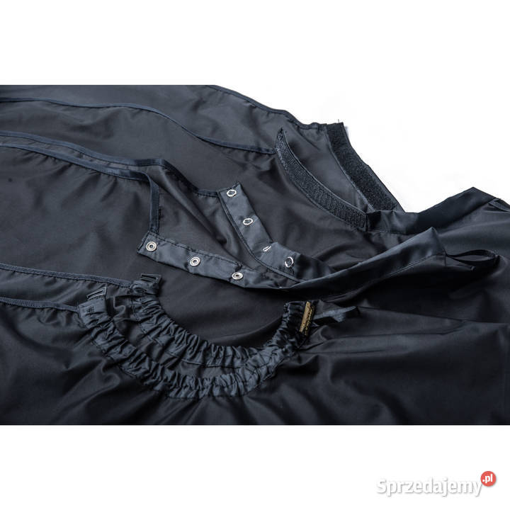 Peleryna Fryzjerska do strzyżenia fartuch czarna Katowice