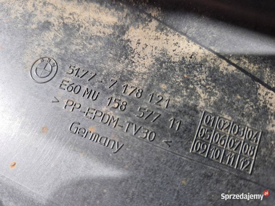 BMW 5 E60 LCI NAKŁADKA LISTWA PROGOWA LEWA A52