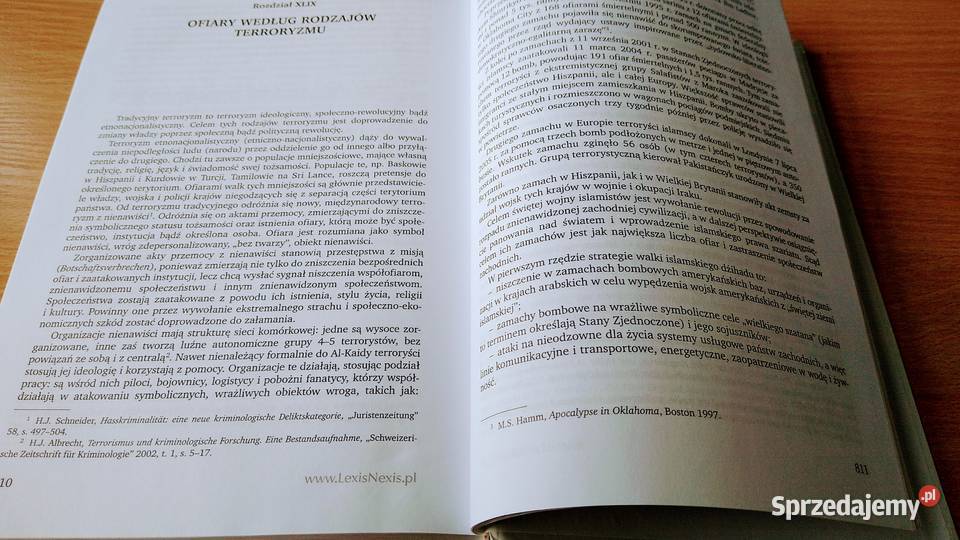 Terroryzm T 1 Brunon Hołyst Gdańsk sprzedam