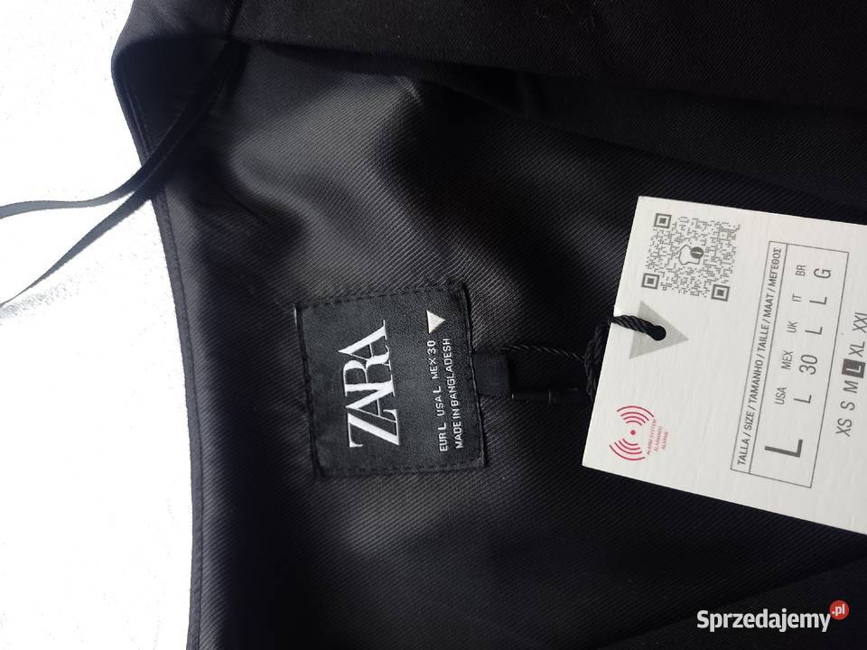 40L ZARA Ekskluzywna podwójna Kamizelka Zara Marynarki i żakiety