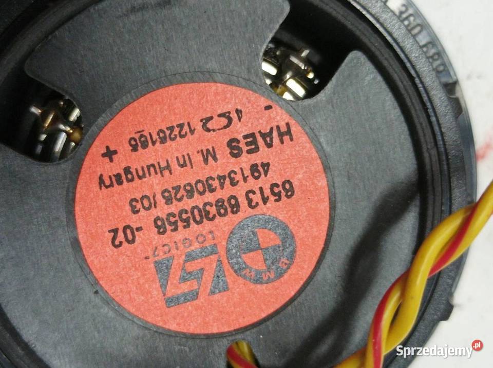 GŁOŚNIK KOMPLET L7 LOGIC 7 E63 6930558 Bmw Seria Sprzęt audio fabryczny