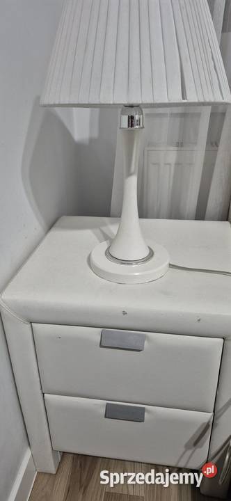 Łóżko z materacem 2 szafki nocne 2 lampki ZESTAW Bochnia