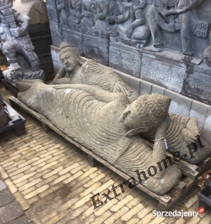 Ganesha H125 rzeźba z kamienia lawy Uosabia Wrocław