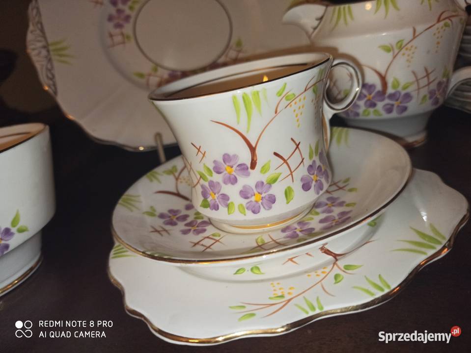 Serwis na 6 osób Phoenix Made in England Porcelana i szkło Gdańsk