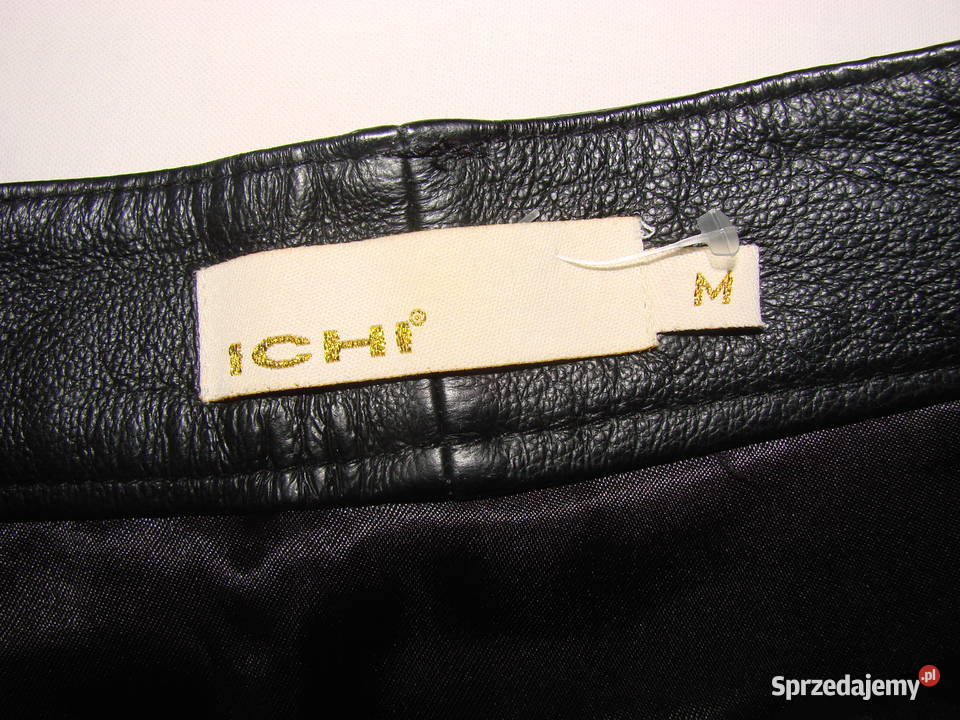 ICHI skórzana spódniczka mini Spódnice i sukienki Moda i Styl pomorskie