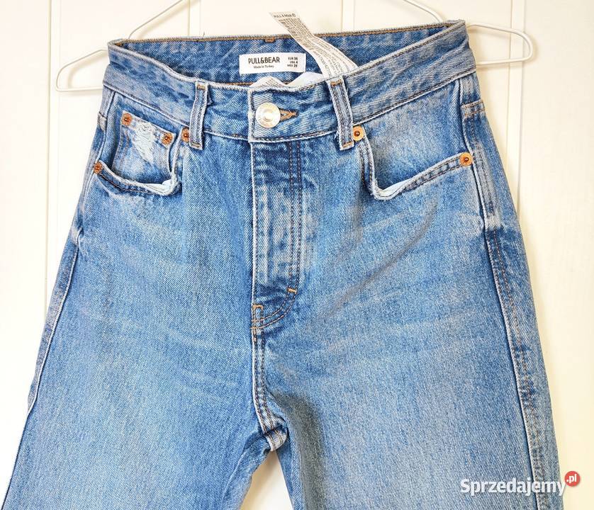 Spodnie jeansowe PullBear 36 S niebieskie jeansy Szczecin