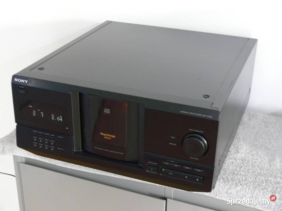Zmieniarka na 200 CD Sony CDPCX220 TEXT sprawna podkarpackie Jasło