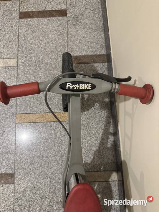 Rowerek biegowy FirstBIKE z hamulcem lekki Tył mazowieckie Warszawa sprzedam