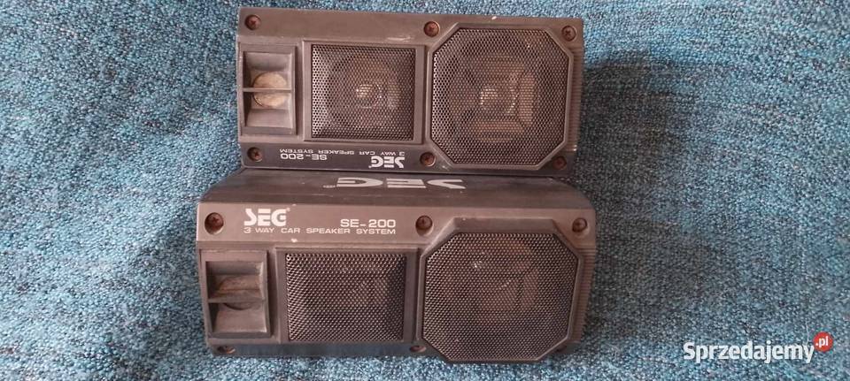 Głośniki kolumienki samochodowe SEGse200 fiat dolnośląskie Legnica