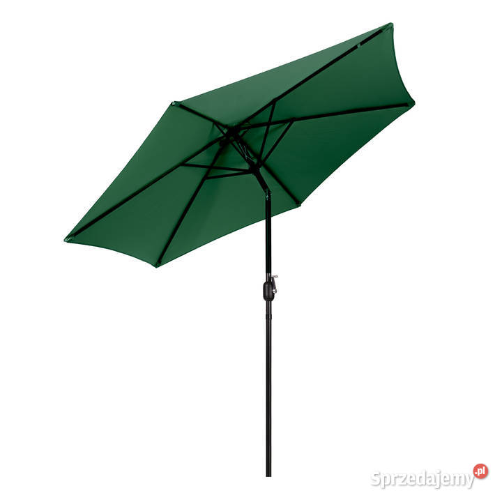 Duży parasol ogrodowy skośny łamany z korbą 6 Smogorzów sprzedam