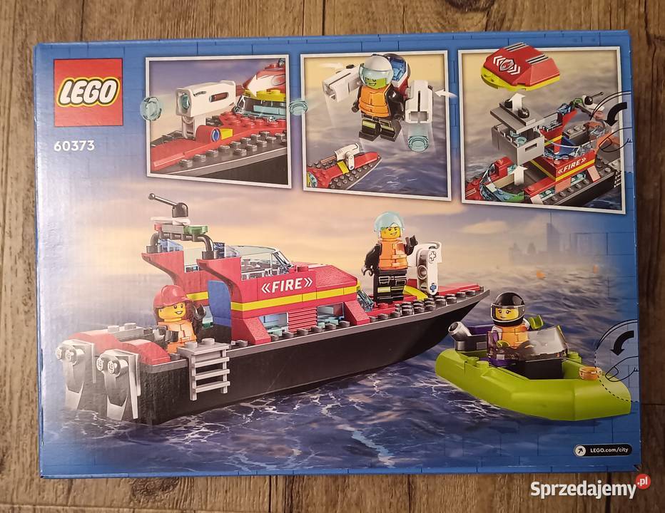 Lego City łódź strażacka 60373 Zbylitowska Góra