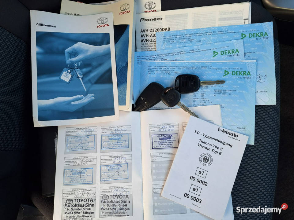 Toyota RAV4 4X4 benzyna 20VVTi z Niemiec PiĘKNA ESP Olsztyn
