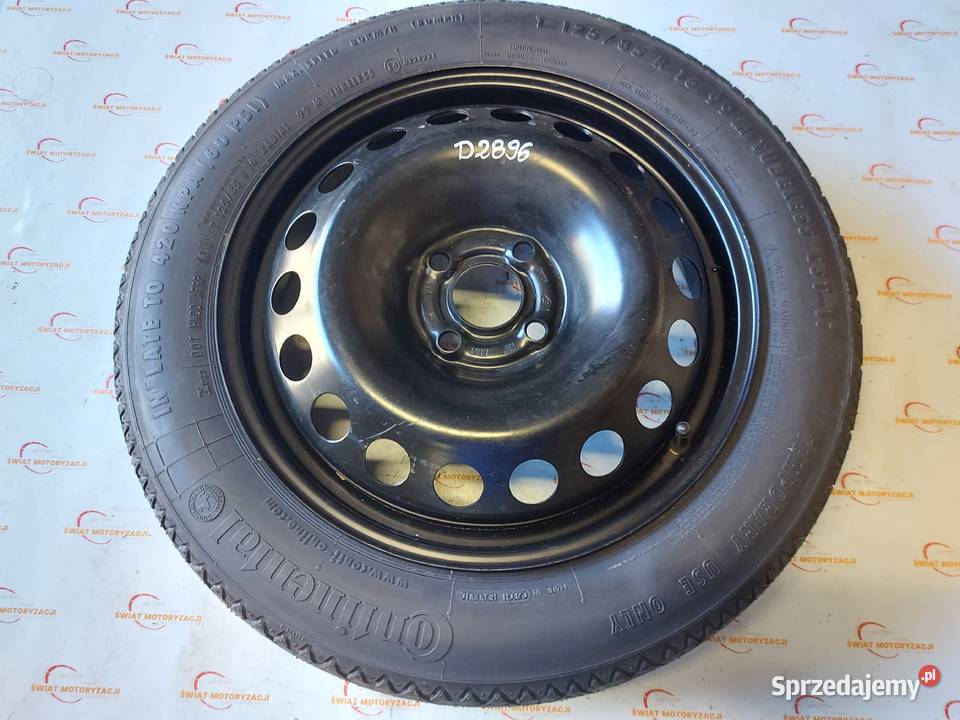OPEL ASTRA H koło dojazdowe 1258516 99M 4x100
