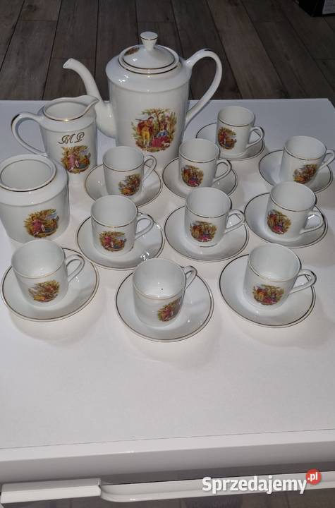 Serwis Kawowy Porcelana Francuska Limoges Wola Podłężna