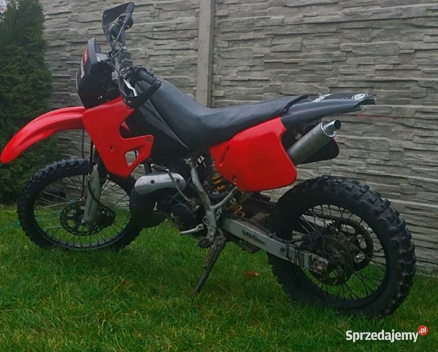 Aprilla 125 2005r rotax 122 cross enduro 10km Aprilia Bełchatów