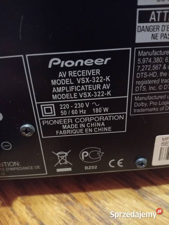Amplituner Pioneer vsx 322k Siemianowice Śląskie