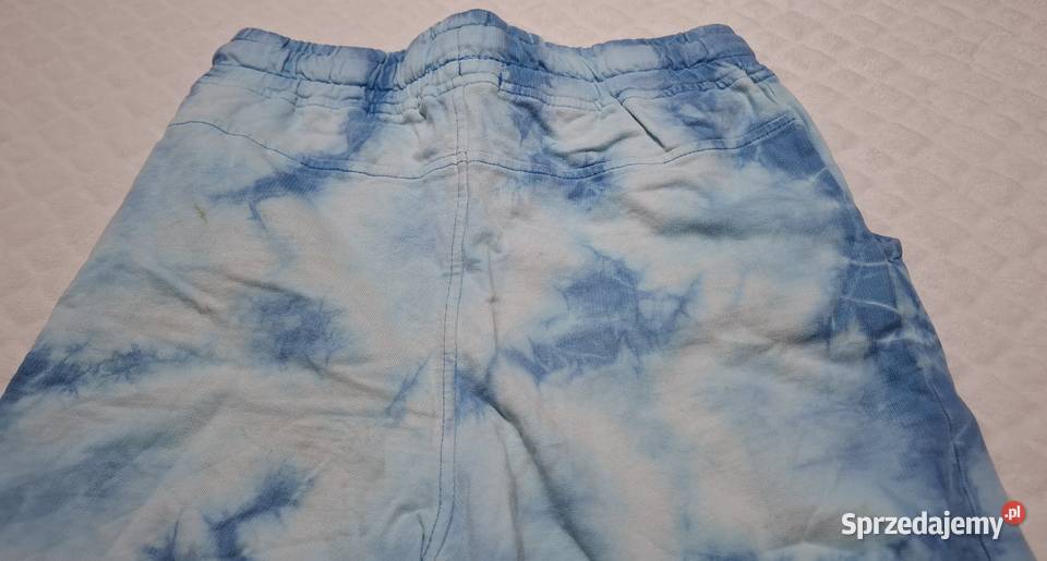 Krótkie spodenki chłopięce niebieskie melanż Rozmiar 128