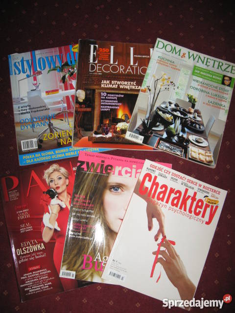 czasopisma wnętrzarskie Twój Styl Pani Elle miesięcznik Lublin