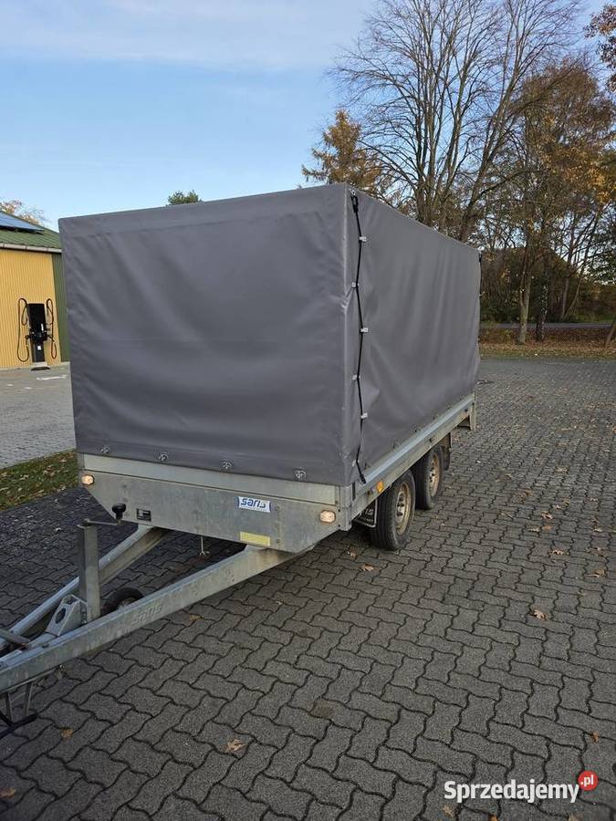 Przyczepka samochodowa SARIS Platforma Plandeka Chojnice sprzedam