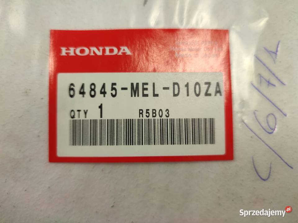 NAKLEJKA REPSOL LEWY ZADUPEK HONDA CBR 1000 RR