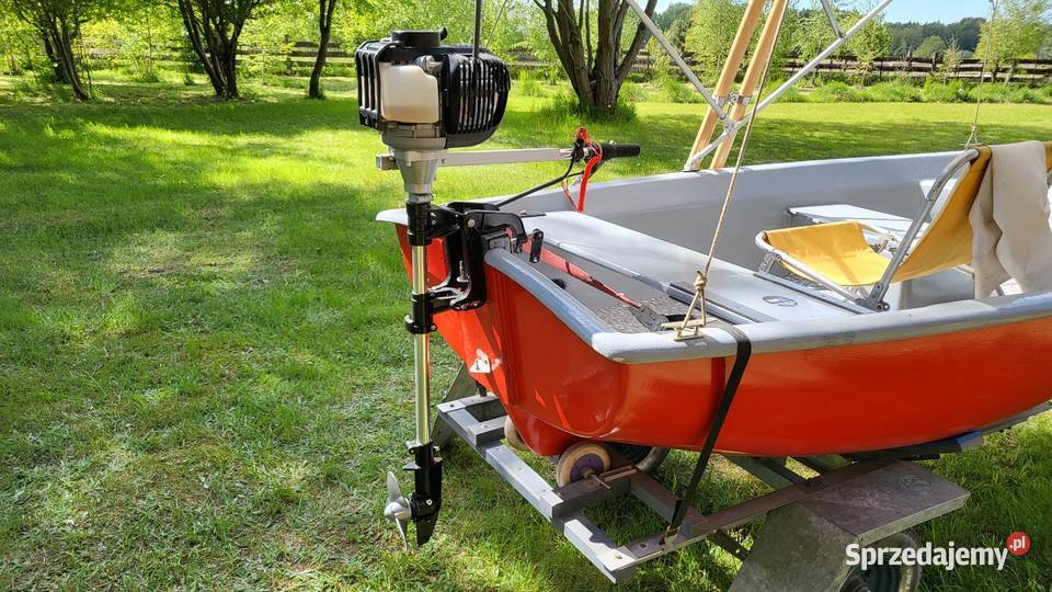Jachcik żaglowy wiosłowy silnik 4 suwowy Iława