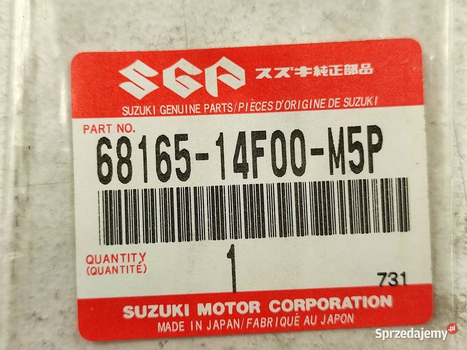 NAKLEJKA SUZUKI NA ZADUPEK SUZUKI AN 400 BURGMAN Emblematy lubelskie sprzedam