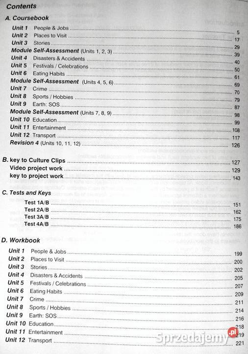 Enterprise 4 Coursebook Intermediate V Evans J Rok wydania 2002 Pozostałe Chełm sprzedam
