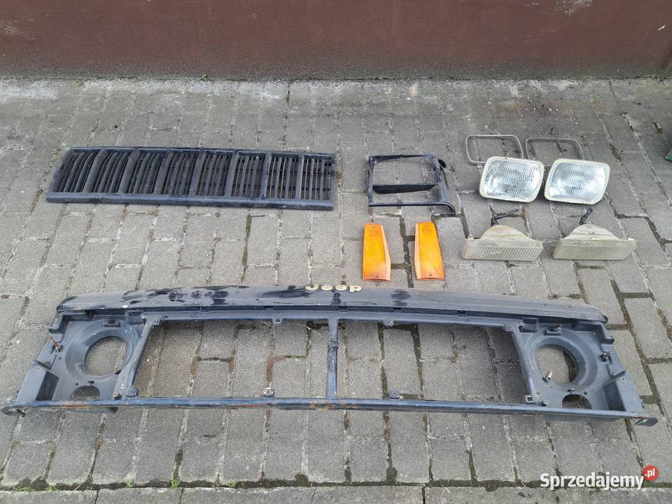 Jeep Cherokee xj pas przedni gril przedni Pasy przednie i tylne Oleśnica