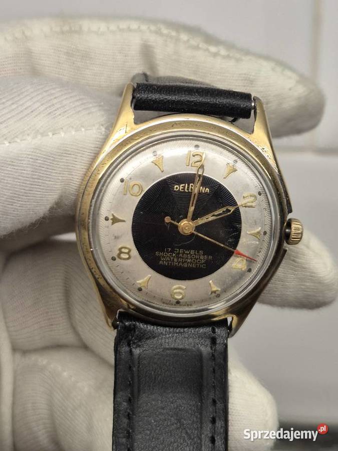 Zegarek Delbana vintage Swiss Chorzów