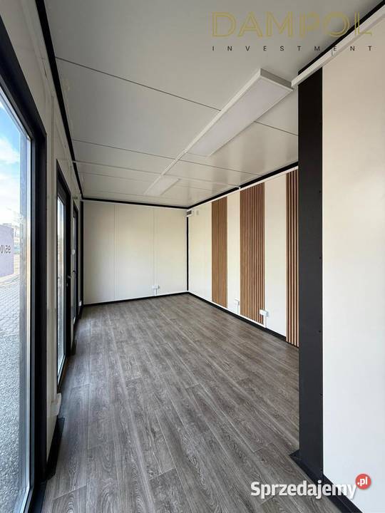 RĘKI 600x300 pawilon kontener handlowy usługowy 18m2 Poznań